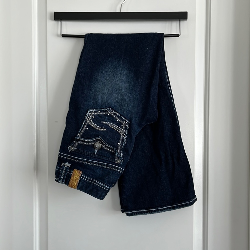 Maurices boot cut embellished jeans size 11/12R